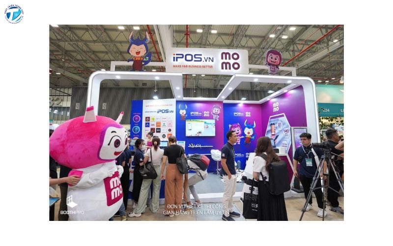 Một gian hàng hội chợ đẹp sẽ tăng khả năng thu hút khách hàng